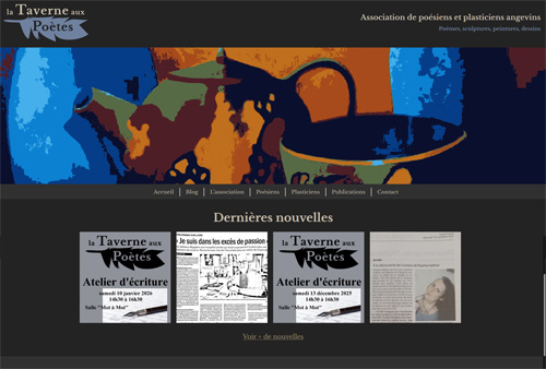 Site web de l'association angevine La Taverne aux Poètes